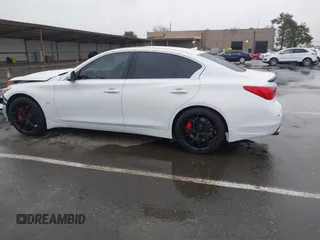 2015 Infiniti Q50 Premium with VIN JN1BV7AR1FM393866, listed as a IAAI auction lot 41807059 with 79,300 mi miles. Bid and sale history available at carsss.com. Image 15.