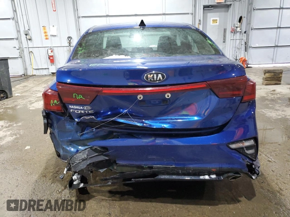 2019 Kia Forte LXS with VIN 3KPF24AD7KE103939, listed as a Copart auction lot 44465685 with 34,497 mi miles and Salvage Title. Bid and sale history available at carsss.com. Image 6.