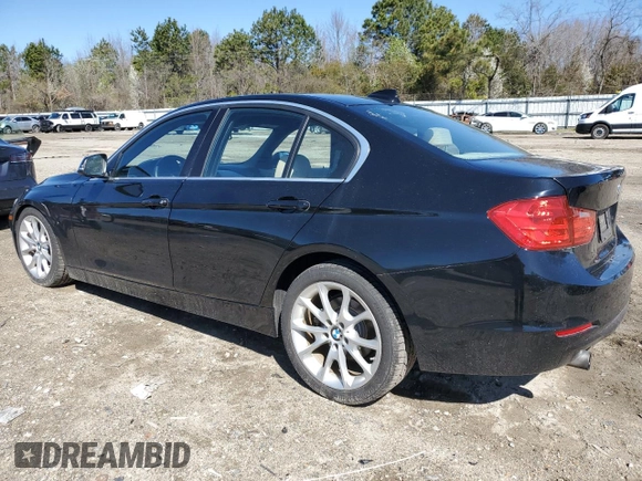 2015 BMW 3 Series 320i with VIN WBA3B1C50FK137793, listed as a Copart auction lot 49381875 with 57,874 mi miles and Salvage Title. Bid and sale history available at carsss.com. Image 2.