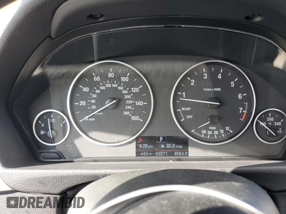 2016 BMW 3 Series 320i with VIN WBA8E1G59GNT99254, listed as a Copart auction lot 49182765 with 59,271 mi miles and Salvage Title. Bid and sale history available at DreamBid. Image 9.