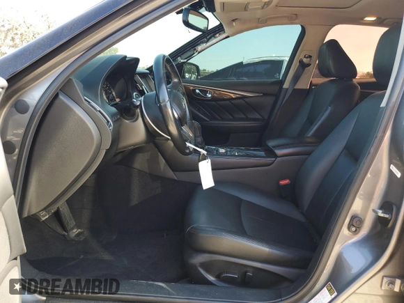 2019 Infiniti Q50 Luxe z VIN JN1EV7AP9KM515606, wystawiony jako Copart lot #53248805 z przebiegiem 100 081 mil mil oraz Nie do naprawy • Non repairable. Historia ofert i sprzedaży dostępna na DreamBid. Obrazek 7.