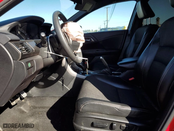 2017 Honda Accord Sedan Sport with VIN 1HGCR2F53HA000664, listed as a Copart auction lot 50086355 with 118,503 mi miles and Salvage Title. Bid and sale history available at carsss.com. Image 7.