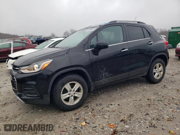 2017 Chevrolet Trax LT with VIN 3GNCJPSB3HL157626, listed as a Copart auction lot 49300625 with 94,114 mi miles and Salvage Title. Bid and sale history available at carsss.com. Image 1.