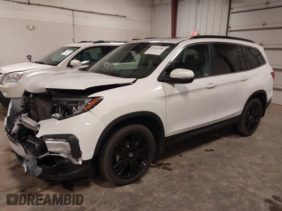 2022 Honda Pilot Special Edition with VIN 5FNYF6H27NB105041, listed as a IAAI auction lot 41916708 with 15,848 mi miles and . Bid and sale history available at DreamBid. Image 19.