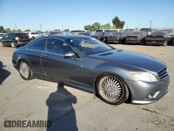 2008 Mercedes-Benz CL-Class V8 with VIN WDDEJ71X78A019051, listed as a Copart auction lot 79254574 with 0 mi miles and Salvage Title. Bid and sale history available at carsss.com. Image 4.