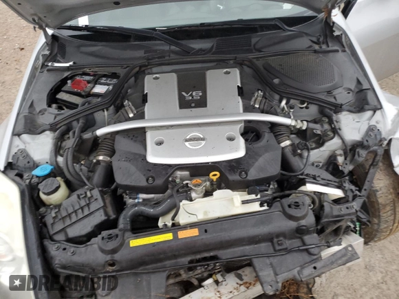 2008 Nissan 350Z Enthusiast with VIN JN1BZ34D38M700938, listed as a Copart auction lot 43349175 with Not provided miles and Salvage title. Bid and sale history available at DreamBid. Image 11.