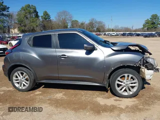 2015 Nissan Juke S with VIN JN8AF5MR3FT506748, listed as a IAAI auction lot 41596464 with 1 mi miles. Bid and sale history available at carsss.com. Image 14.