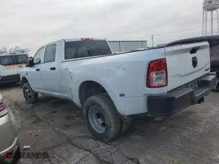 2023 Ram 3500 Tradesman with VIN 3C63RRGL2PG548215, listed as a Copart auction lot 43213275 with 244,630 mi miles and Clean Title. Bid and sale history available at carsss.com. Image 2.