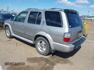 2000 Infiniti QX4 with VIN JNRAR07Y6YW077048, listed as a IAAI auction lot 41947761 with 236,784 mi miles and . Bid and sale history available at DreamBid. Image 3.