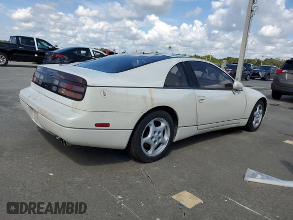 1991 Nissan 300ZX z VIN JN1RZ26H3MX504127, wystawiony jako Copart lot #74052424 z przebiegiem 48 904 mil mil oraz Szkody całkowita. Historia ofert i sprzedaży dostępna na DreamBid. Obrazek 3.