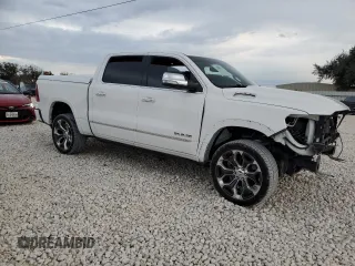 2020 Ram 1500 Limited with VIN 1C6SRFHT7LN101762, listed as a Copart auction lot 83851604 with 59,286 mi miles and Clean title. Bid and sale history available at DreamBid. Image 4.