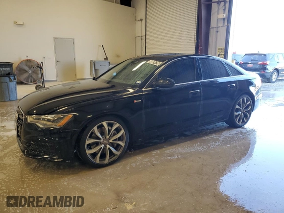 2015 Audi A6 3.0T Prestige with VIN WAUHGAFC4FN016846, listed as a Copart auction lot 46634795 with 121,347 mi miles and Clean Title. Bid and sale history available at carsss.com. Image 1.