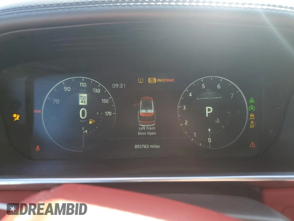 2017 Land Rover Range Rover Autobiography with VIN SALGV2FE8HA330823, listed as a Copart auction lot 50125554 with 93,763 mi miles and Salvage title. Bid and sale history available at DreamBid. Image 9.