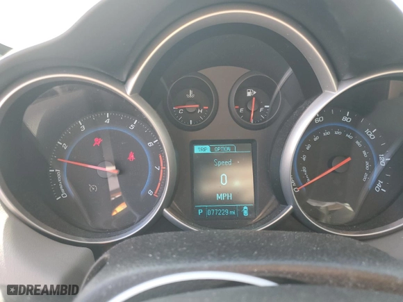 2015 Chevrolet Cruze LT with VIN 1G1PC5SB0F7163760, listed as a Copart auction lot 50835265 with 77,229 mi miles and Salvage Title. Bid and sale history available at carsss.com. Image 9.