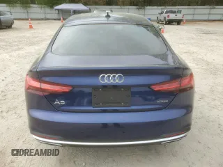 2021 Audi A5 Sportback Premium Plus with VIN WAUCBCF52MA015186, listed as a Copart auction lot 41383044 with 26,020 mi miles. Bid and sale history available at carsss.com. Image 6.