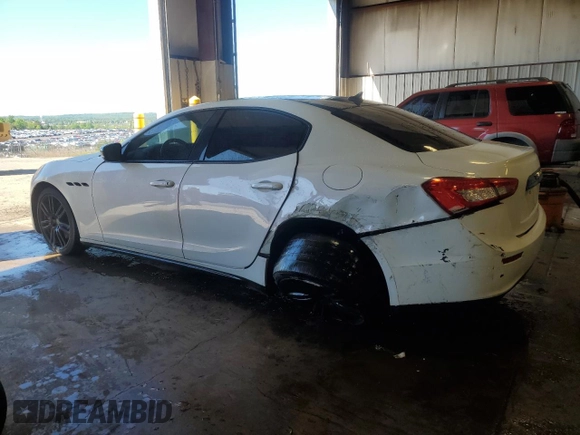 2017 Maserati Ghibli S Q4 z VIN ZAM57RTAXH1221570, wystawiony jako Copart lot #56003065 z przebiegiem 96 414 mil mil oraz Szkody całkowita. Historia ofert i sprzedaży dostępna na DreamBid. Obrazek 2.