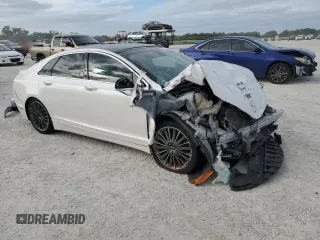 2013 Lincoln MKZ with VIN 3LN6L2G91DR813513, listed as a Copart auction lot 81330064 with Not Provided miles and Salvage Title. Bid and sale history available at DreamBid. Image 4.