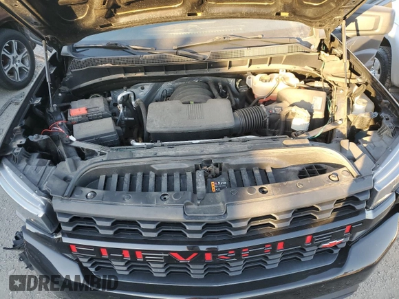2019 Chevrolet Silverado 1500 Custom with VIN 1GCRYBEH8KZ275382, listed as a Copart auction lot 81099864 with 61,725 mi miles and Salvage Title. Bid and sale history available at DreamBid. Image 11.