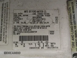 2005 Ford Expedition Eddie Bauer with VIN 1FMFU185X5LB08759, listed as a IAAI auction lot 41767650 with 272,530 mi miles. Bid and sale history available at carsss.com. Image 9.