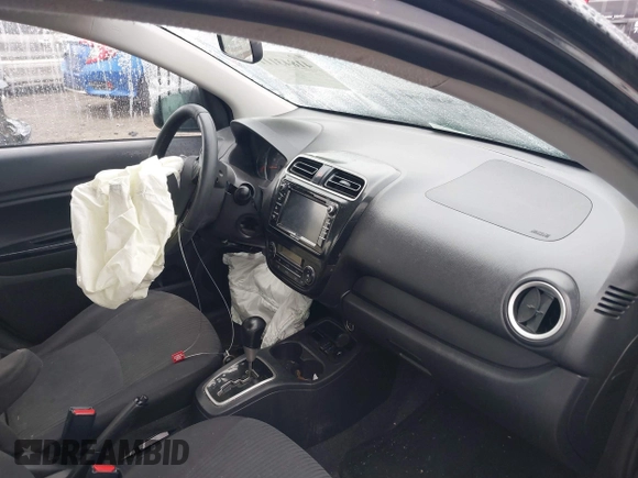 2019 Mitsubishi Mirage G4 SE with VIN ML32F4FJ3KHF04552, listed as a IAAI auction lot 41843111 with 192,463 mi miles. Bid and sale history available at carsss.com. Image 5.