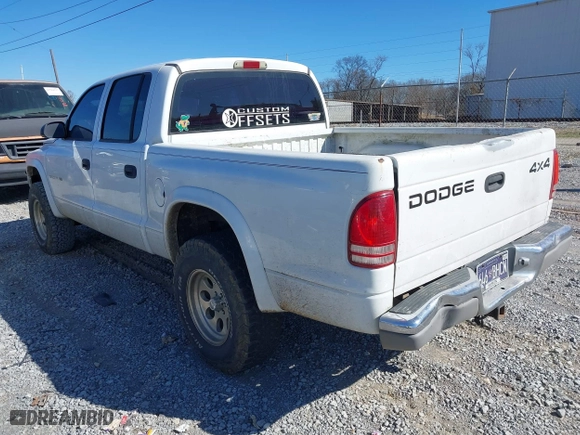 2001 Dodge Dakota Sport with VIN 1B7HG2AN21S290140, listed as a IAAI auction lot 41702251 with 350,678 mi miles. Bid and sale history available at carsss.com. Image 3.