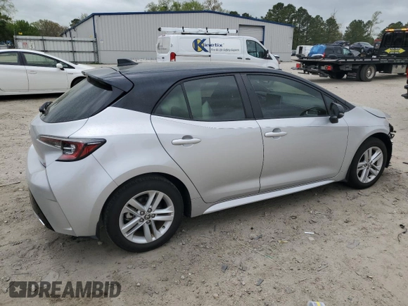 2022 Toyota Corolla Hatchback SE with VIN JTNB4MBEXN3165312, listed as a Copart auction lot 51041435 with 25,211 mi miles and Salvage Title. Bid and sale history available at carsss.com. Image 3.