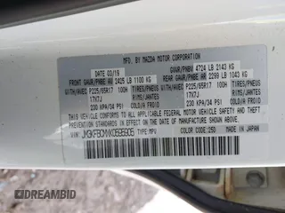 2019 Mazda CX-5 Touring with VIN JM3KFBCMXK0595905, listed as a IAAI auction lot 41934373 with 83,020 mi miles. Bid and sale history available at carsss.com. Image 9.
