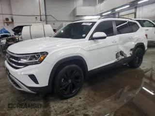 2021 Volkswagen Atlas SE z VIN 1V2KP2CA7MC570178, wystawiony jako Copart lot #87658255 z przebiegiem 38 587 mil mil oraz Szkoda całkowita • Salvage title. Historia ofert i sprzedaży dostępna na DreamBid. Obrazek 1.