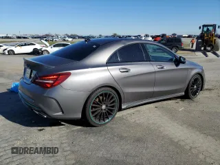 2017 Mercedes-Benz CLA with VIN WDDSJ4EB7HN440955, listed as a Copart auction lot 38363923 with 56,973 mi miles. Bid and sale history available at carsss.com. Image 3.