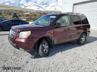 2007 Honda Pilot EX-L with VIN 5FNYF18577B021169, listed as a Copart auction lot 51504705 with 219,276 mi miles and Salvage Title. Bid and sale history available at carsss.com. Image 1.