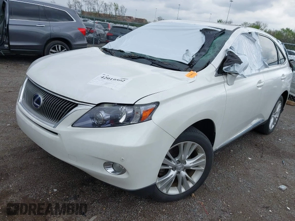 2010 Lexus RX 450h with VIN JTJZB1BAXA2401460, listed as a IAAI auction lot 42019502 with 189,345 mi miles and . Bid and sale history available at DreamBid. Image 17.