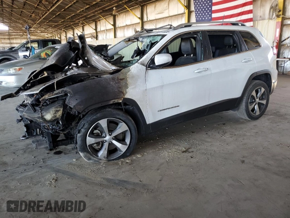 2021 Jeep Cherokee Limited with VIN 1C4PJLDX5MD209107, listed as a Copart auction lot 60731505 with Not provided miles and Salvage title. Bid and sale history available at DreamBid. Image 1.
