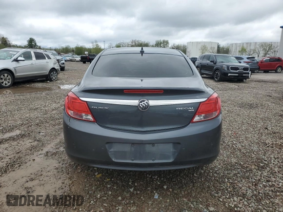 2011 Buick Regal CXL RL4 with VIN 2G4GS5EC6B9190352, listed as a Copart auction lot 55915305 with 83,378 mi miles and Salvage title. Bid and sale history available at DreamBid. Image 6.