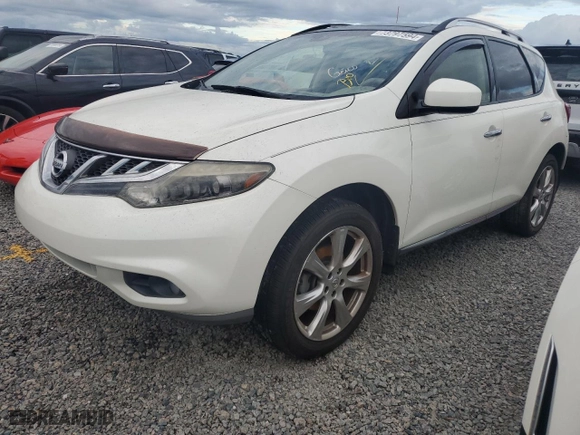 2014 Nissan Murano LE with VIN JN8AZ1MU3EW404562, listed as a Copart auction lot 73797594 with 0 mi miles and Salvage Title. Bid and sale history available at carsss.com. Image 1.