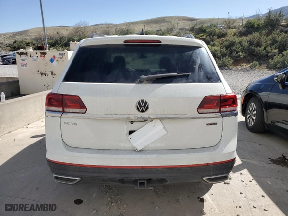 2021 Volkswagen Atlas 3.6L V6 SE w/Technology with VIN 1V2HR2CA9MC566296, listed as a Copart auction lot 54058315 with 56,297 mi miles and Clean Title. Bid and sale history available at carsss.com. Image 6.