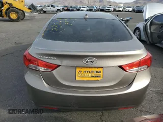 2013 Hyundai Elantra Limited with VIN 5NPDH4AE2DH290472, listed as a Copart auction lot 52354955 with 52,680 mi miles and Salvage Title. Bid and sale history available at DreamBid. Image 6.