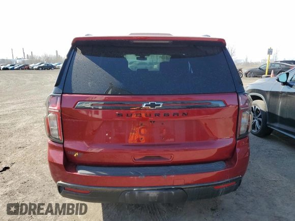 2021 Chevrolet Suburban Z71 с VIN 1GNSKDKD4MR208675, выставлен на аукционе Copart как лот 86698374 с пробегом 109 560 миль миль и Чистый • Clean title. История ставок и продаж доступна на DreamBid. Изображение 6.