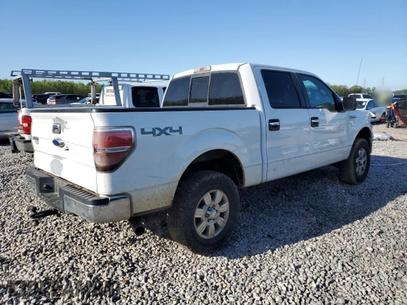 2012 Ford F-150 XL with VIN 1FTFW1ET0CKE02451, listed as a Copart auction lot 52350265 with 270,899 mi miles and Salvage Title. Bid and sale history available at carsss.com. Image 3.