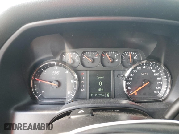 2015 Chevrolet Silverado 1500 Work Truck with VIN 1GCNCPEH3FZ187629, listed as a Copart auction lot 56061855 with 101,793 mi miles and Salvage Title. Bid and sale history available at DreamBid. Image 9.