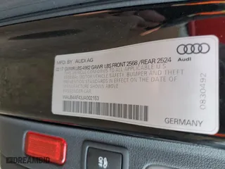 2018 Audi S4 Premium Plus with VIN WAUB4AF43JA002153, listed as a Copart auction lot 69990442 with 50,209 mi miles. Bid and sale history available at carsss.com. Image 12.