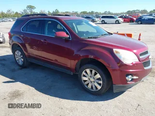 2010 Chevrolet Equinox LT w/2LT with VIN 2CNFLPEYXA6308600, listed as a IAAI auction lot 41749027 with 193,627 mi miles. Bid and sale history available at carsss.com. Image 1.