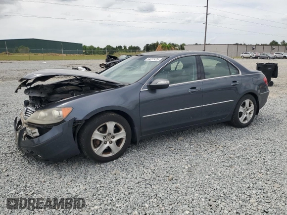 2006 Acura RL with VIN JH4KB16596C004369, listed as a Copart auction lot 54237425 with 191,708 mi miles and Salvage title. Bid and sale history available at DreamBid. Image 1.