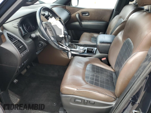 2020 Nissan Armada Platinum z VIN JN8AY2NF4L9360852, wystawiony jako Copart lot #49326305 z przebiegiem 67 569 mil mil oraz Szkoda całkowita • Salvage title. Historia ofert i sprzedaży dostępna na DreamBid. Obrazek 7.