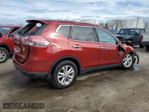 2016 Nissan Rogue SL with VIN 5N1AT2MV6GC865685, listed as a Copart auction lot 52128765 with 150,860 mi miles and Salvage Title. Bid and sale history available at DreamBid. Image 3.