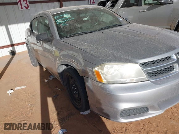 2014 Dodge Avenger SE with VIN 1C3CDZAB9EN200430, listed as a IAAI auction lot 41778279 with 41,575 mi miles and . Bid and sale history available at carsss.com. Image 6.