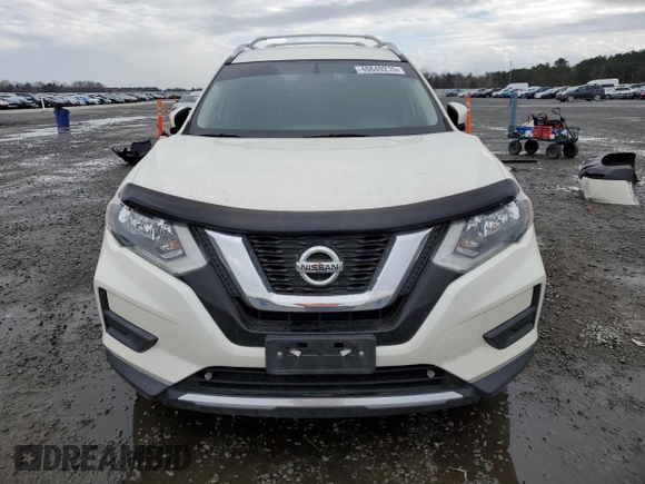 2017 Nissan Rogue SV with VIN JN8AT2MT7HW143603, listed as a Copart auction lot 46649215 with 105,423 mi miles and Salvage Title. Bid and sale history available at carsss.com. Image 5.