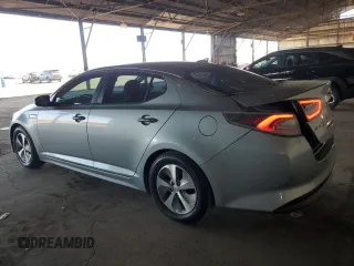 2015 Kia Optima Hybrid with VIN KNAGM4AD2F5086495, listed as a Copart auction lot 81162104 with 62,770 mi miles and Salvage Title. Bid and sale history available at carsss.com. Image 2.