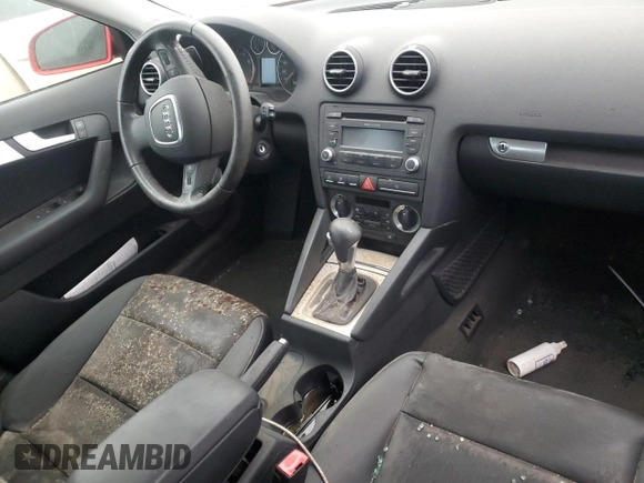 2008 Audi A3 with VIN WAUNF78P38A148371, listed as a Copart auction lot 76619424 with 0 mi miles and Salvage Title. Bid and sale history available at carsss.com. Image 8.