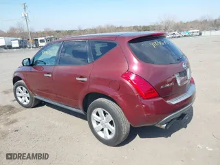 2006 Nissan Murano SL with VIN JN8AZ08W66W519356, listed as a IAAI auction lot 41846733 with 199,363 mi miles. Bid and sale history available at carsss.com. Image 3.