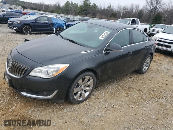 2015 Buick Regal Premium I with VIN 2G4GN5EX6F9182686, listed as a Copart auction lot 43597215 with 123,836 mi miles and Clean Title. Bid and sale history available at carsss.com. Image 1.